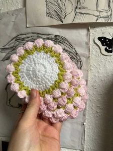 Crochet Tulip Coasters