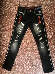 Ripped Black Jeans