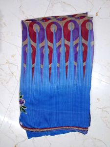 Multicolor Designer Saree