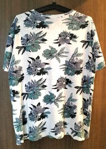E.T.A Floral Print Tee - Size L