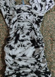 Square Neck Puff Sleeve Dress For Women 👗