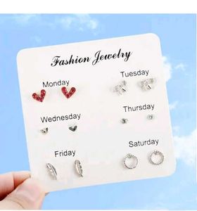 Earring Set - Days of the Week