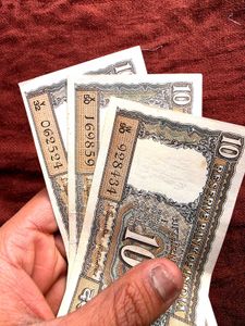 💥✨10 rs Rare SIGNED note set✨💥