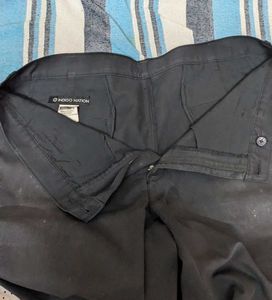 Indigo Nation Black Corduroy Pants