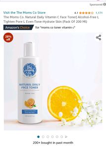 The Moms Co. Face Toner ..... Natural Vitamin C