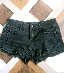 midrise Mini jean shorts