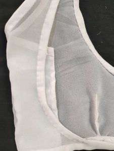 sheer georgette blouse non padded