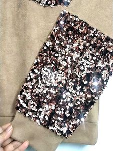 🌟🌟Sequin Detail Sweatshirt