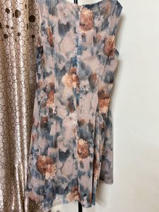 Floral Print Sleeveless Dress