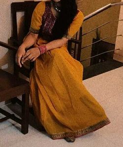 Beautiful Saree Stiched Ethnic Dress 💛🌟😍