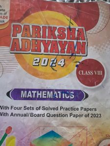 Maths Pariksha Adhyayan For Class 8th Board...
