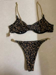 2pc Leopard Print Bikini Set
