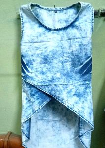 Acid Wash Sleeveless Top