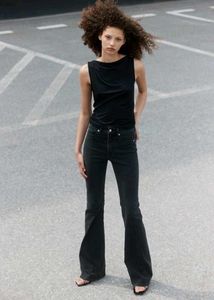 H&amp;M Black Flared High Jeans