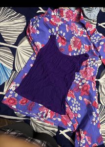 Floral Print Kurta Set