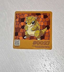 Cadbury oreo pokemon card sandshrew freebie