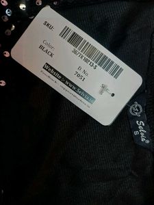 Chic Black Sequin Mini Dress