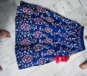 Shimmer Party Lehenga Choli Lengha Flower Designer