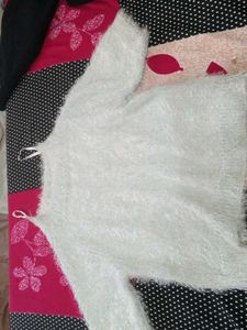 Fluffy furry Knit Sweater