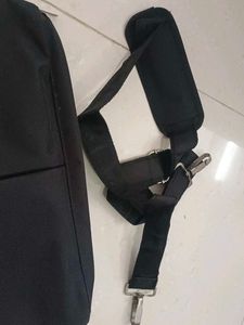 Sleek Black Messenger Bag