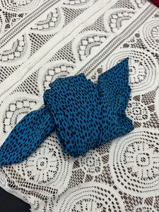 Cheetah Print Tie-up Top