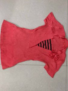 Pink Beautiful Top /Women Used Stretchable All Typ