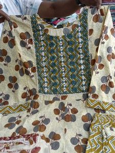 Floral Print Anarkali Set New