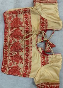 NEW Stitched Mekhla Chador Set Tussar Silk 4-6 Y