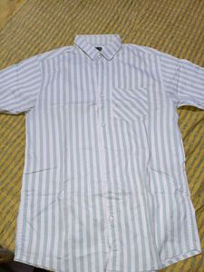 Striped Shirt with korean short jacket