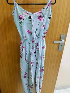 Floral Print Jumpsuit