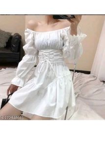 White Off-Shoulder Dress