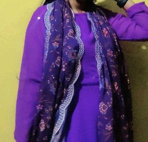 Anarkali With Dupatta