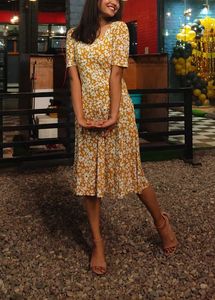 Floral Fit &amp; Flare Dress