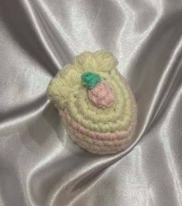 Cute Crochet Mini Cake 🍰