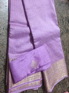 Elegant Lavender Saree