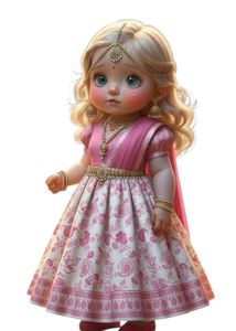 Cute Ethnic Girl's Dress