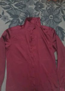 Mind Freedom Maroon Casual Shirt