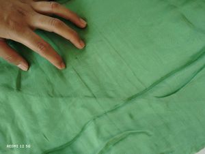 Stitched Embroidered Green Plazo Suit With Dupatta