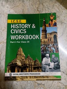 ICSE Class 9th History/Civics Book With Free Workb