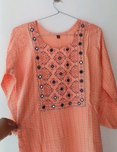 Orange Kurti