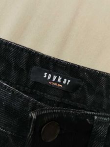 Spykar Black Denim Jeans