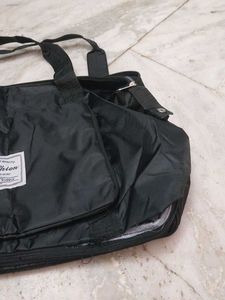 Black Foldable Tote Bag