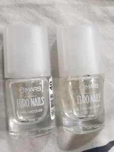 Transparent Nail Polish 2pc