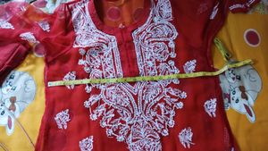 Chikankari Kurta With Inner ❤️
