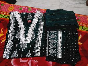 Kurta Pant Set With Dupatta