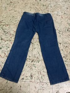 Blue Wide Leg Jeans