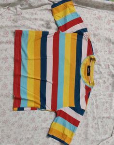 Multicolour Crop Top Medium Size