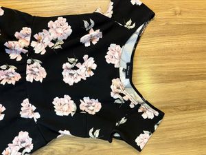 Floral Print Skater Dress