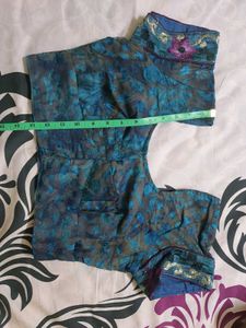 NEW SAREE WITH MATCHING BLOUSE
