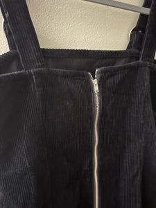 BLACK MINI Dress With Silver Hardware